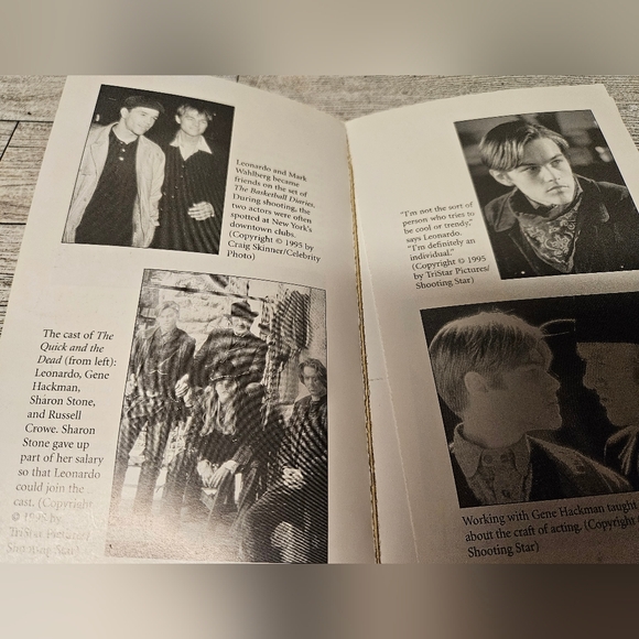 Leonardo DiCaprio Books | Set of 3 | Biographies | Vintage | 90s | Collectibles - Picture 5 of 13